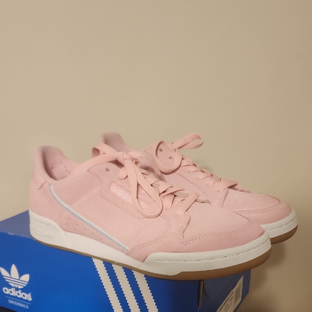 Adidas Women's Soft Pink Sneakers